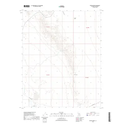 2018 Map of Resting Spring, 2018 Print