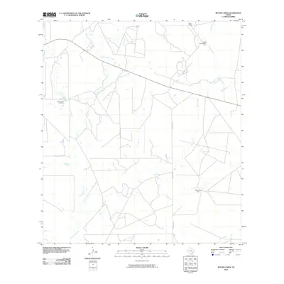 2010 Map of Retama Creek, 2010 Print