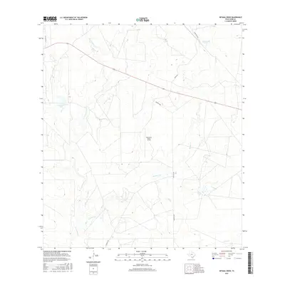 2016 Map of Retama Creek, 2016 Print
