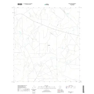 2019 Map of Retama Creek, 2019 Print