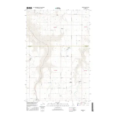 2017 Map of Reubens, 2017 Print