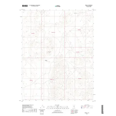 2018 Map of Reveille, 2018 Print