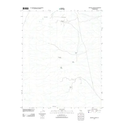 2012 Map of Revenue Canyon, 2012 Print