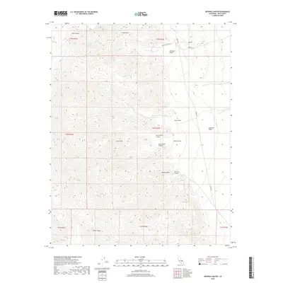 2018 Map of Revenue Canyon, 2018 Print
