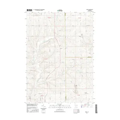 2016 Map of Rewey, 2016 Print