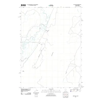 2011 Map of Rex Peak, 2011 Print