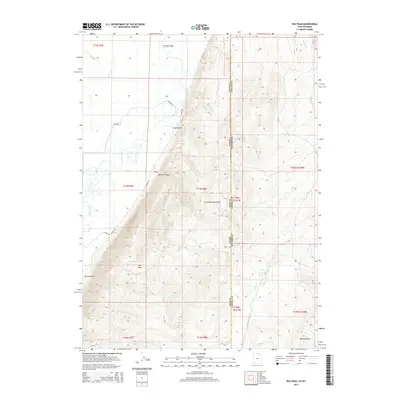2014 Map of Rex Peak, 2014 Print