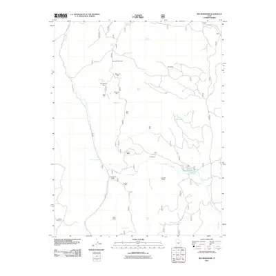 2011 Map of Rex Reservoir, 2011 Print