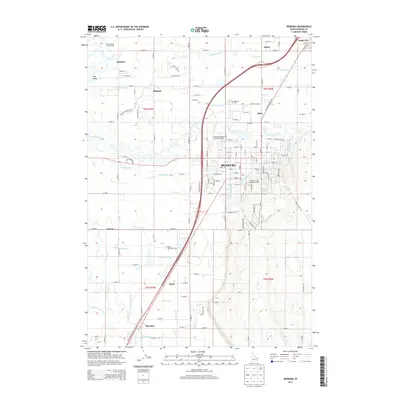 2013 Map of Rexburg, 2013 Print