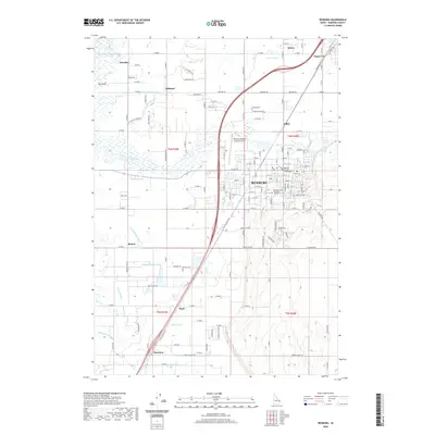 2020 Map of Rexburg, 2020 Print