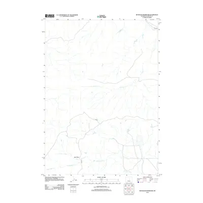 2012 Map of Reynolds Reservoir, 2012 Print