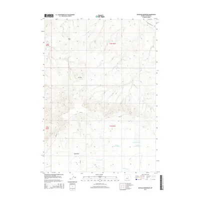 2015 Map of Reynolds Reservoir, 2015 Print