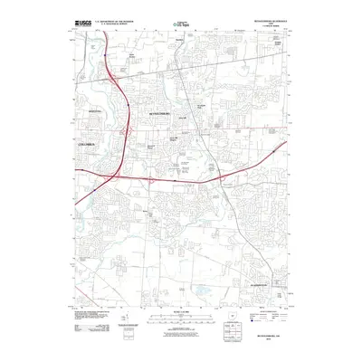 2010 Map of Reynoldsburg, 2010 Print