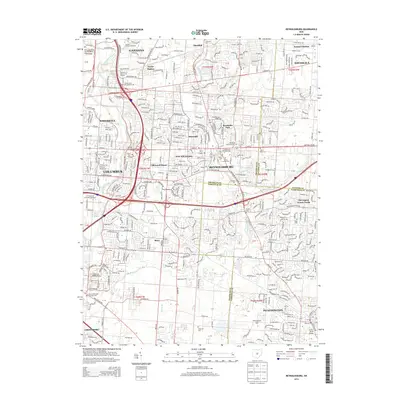 2013 Map of Reynoldsburg, 2013 Print