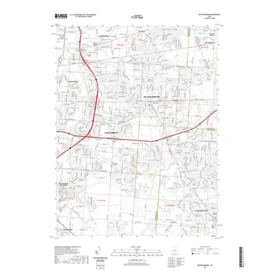 2019 Map of Reynoldsburg, 2019 Print