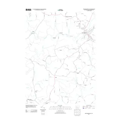2013 Map of Reynoldsville, 2013 Print