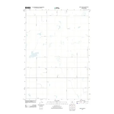 2012 Map of Rezac Lake, 2012 Print