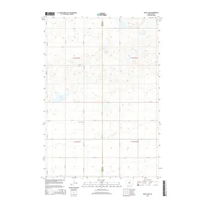 2015 Map of Rezac Lake, 2015 Print