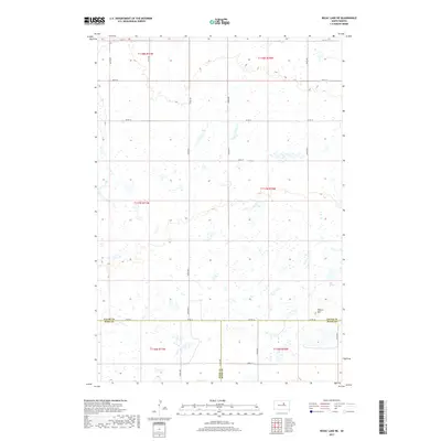2017 Map of Rezac Lake NE, 2017 Print