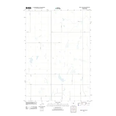 2012 Map of Rezac Lake NW, 2012 Print