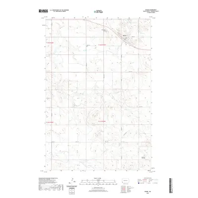 2020 Map of Rhame, 2020 Print