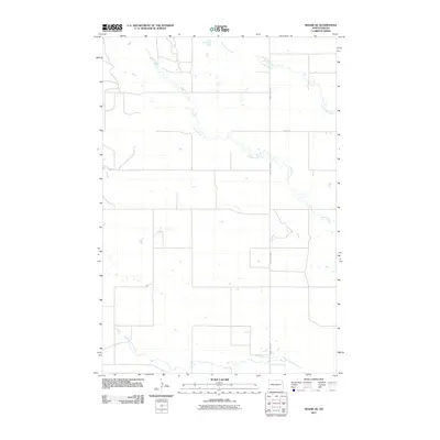 2011 Map of Rhame SE, 2011 Print