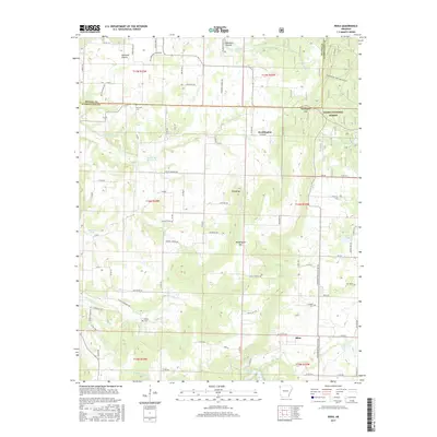 2017 Map of Rhea, 2017 Print