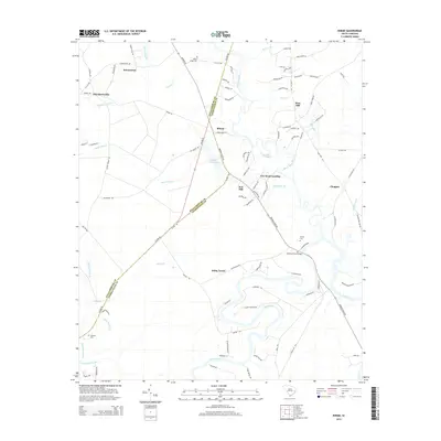 2014 Map of Rhems, 2014 Print