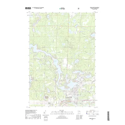 2018 Map of Rhinelander, 2018 Print