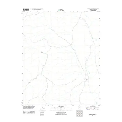 2011 Map of Rhodes Canyon, 2011 Print