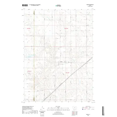 2018 Map of Rhodes, 2018 Print