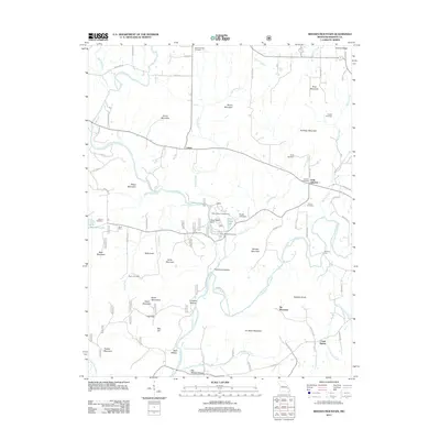 2011 Map of Rhodes Mountain, 2011 Print