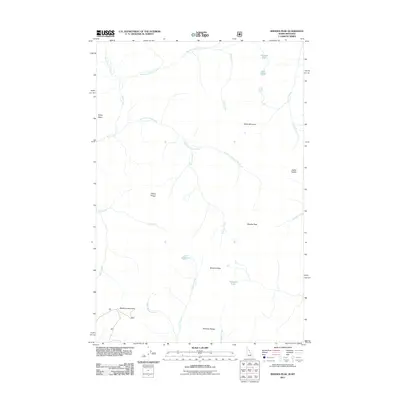 2011 Map of Rhodes Peak, 2011 Print