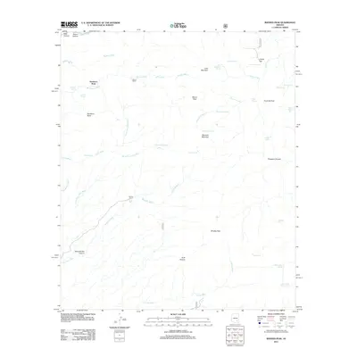 2011 Map of Rhodes Peak, 2011 Print