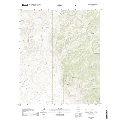 2026 Map of Rhodes Peak, 2026 Print