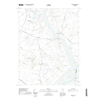 2019 Map of Rhodesdale, 2019 Print