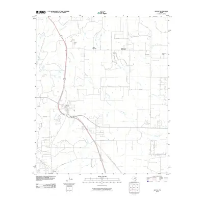 2010 Map of Rhome, 2010 Print