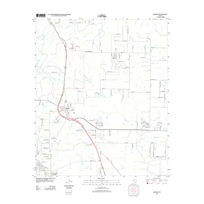 2013 Map of Rhome, 2013 Print