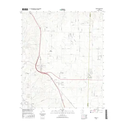 2016 Map of Rhome, 2016 Print