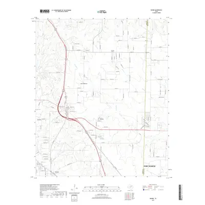 2019 Map of Rhome, 2019 Print