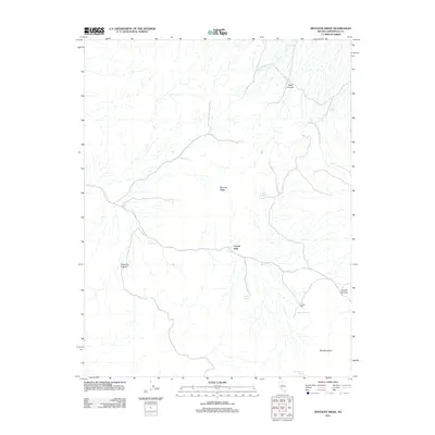 2011 Map of Rhyolite Ridge, 2011 Print