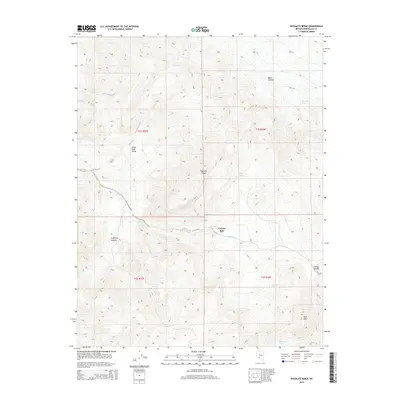2014 Map of Rhyolite Ridge, 2014 Print