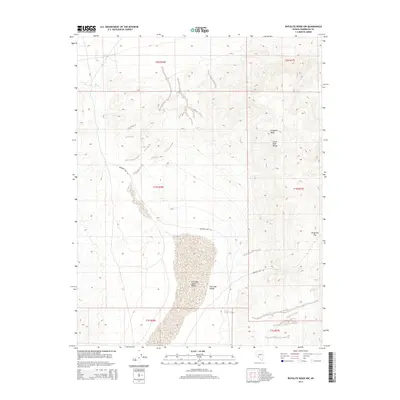 2014 Map of Rhyolite Ridge NW, 2014 Print
