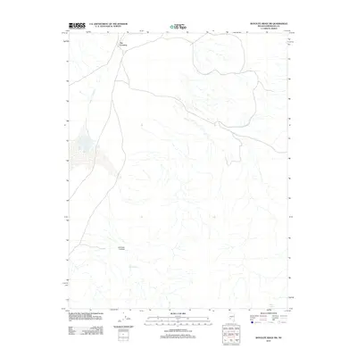 2011 Map of Rhyolite Ridge SW, 2011 Print