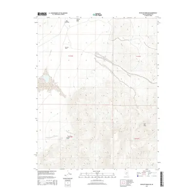 2015 Map of Rhyolite Ridge SW, 2015 Print
