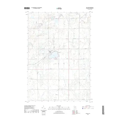 2018 Map of Rib Lake, 2018 Print