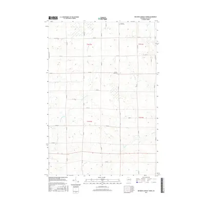 2015 Map of Rib River Lookout Tower, 2015 Print