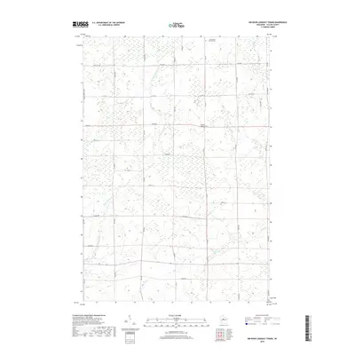 2018 Map of Rib River Lookout Tower, 2018 Print