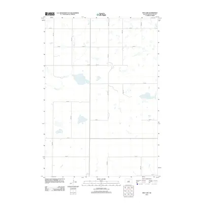 2012 Map of Rice Lake, 2012 Print