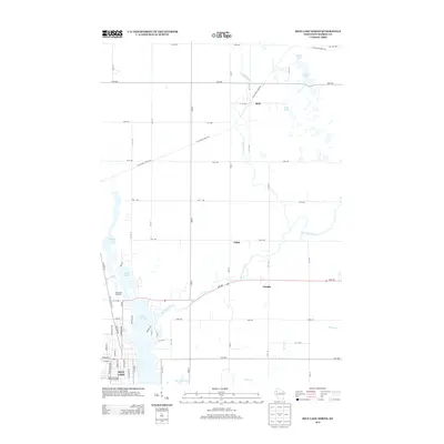 2013 Map of Rice Lake North, 2013 Print